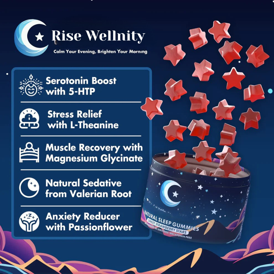 Rise Wellnity - Natural Sleep Gummies